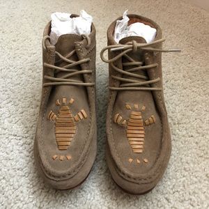 Joie Eye of the Tiger Moccasin Booties